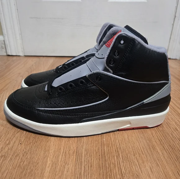 Mens Air Jordan 2 Retro 'Black Cement' DR8884-001 - Picture 3 of 10